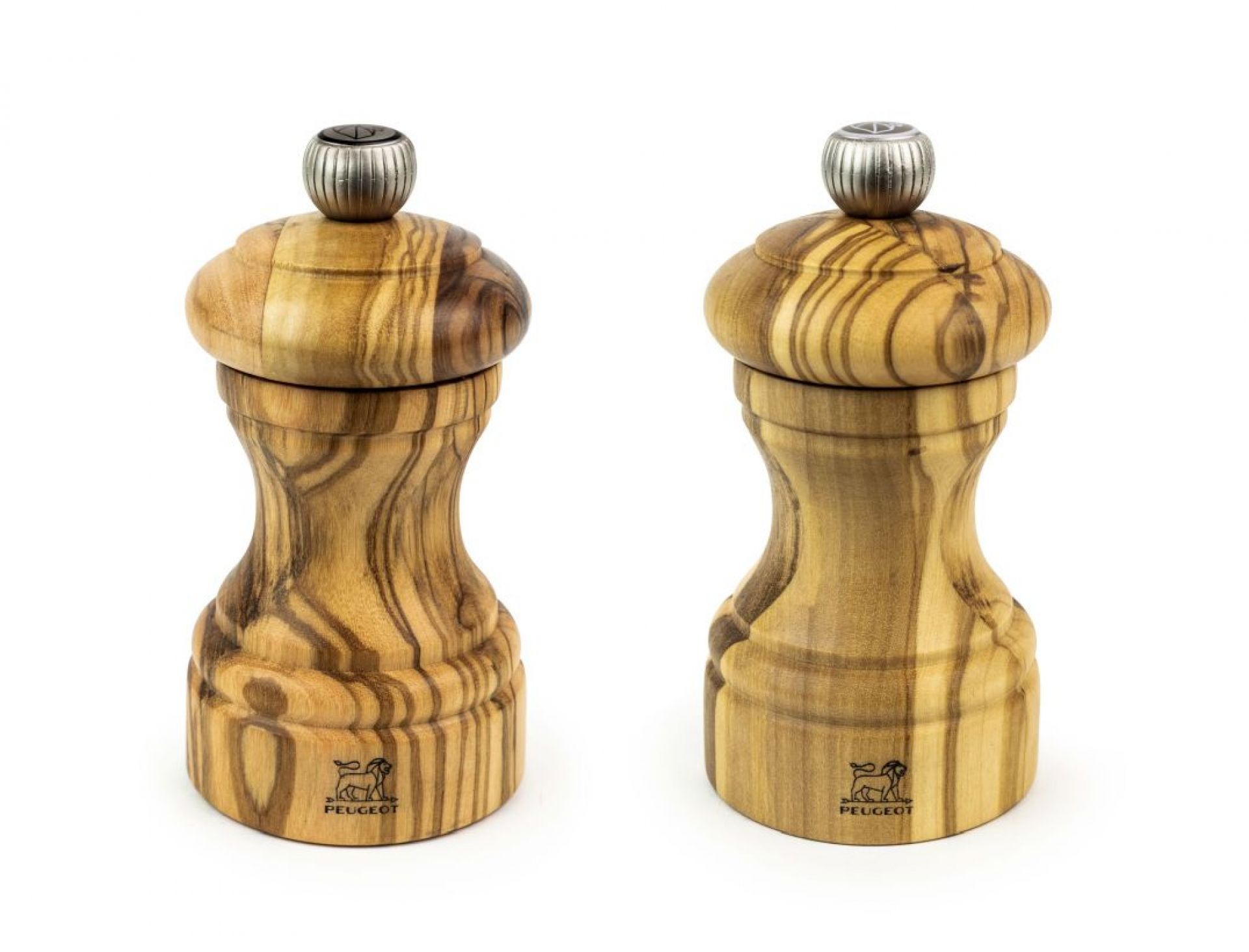 Peugeot Salz- und Pfeffermühle aus Olivenholz, 10 cm hoch, für stilvolles Würzen.