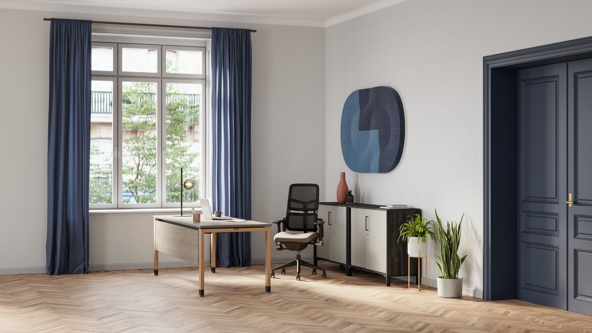 Please Air-bureaustoel met gaasrugleuning van Steelcase