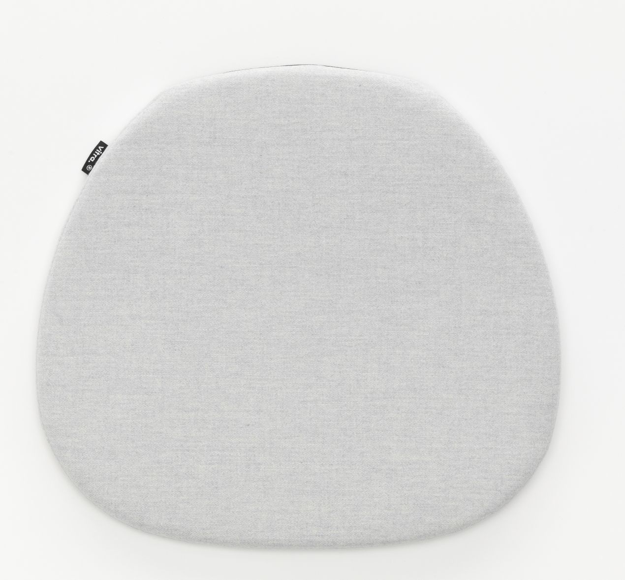 Vitra Soft Seats Sitzkissen Typ A Cosy 2 Pebble grey für Indoor und Outdoor, Detailaufnahme.