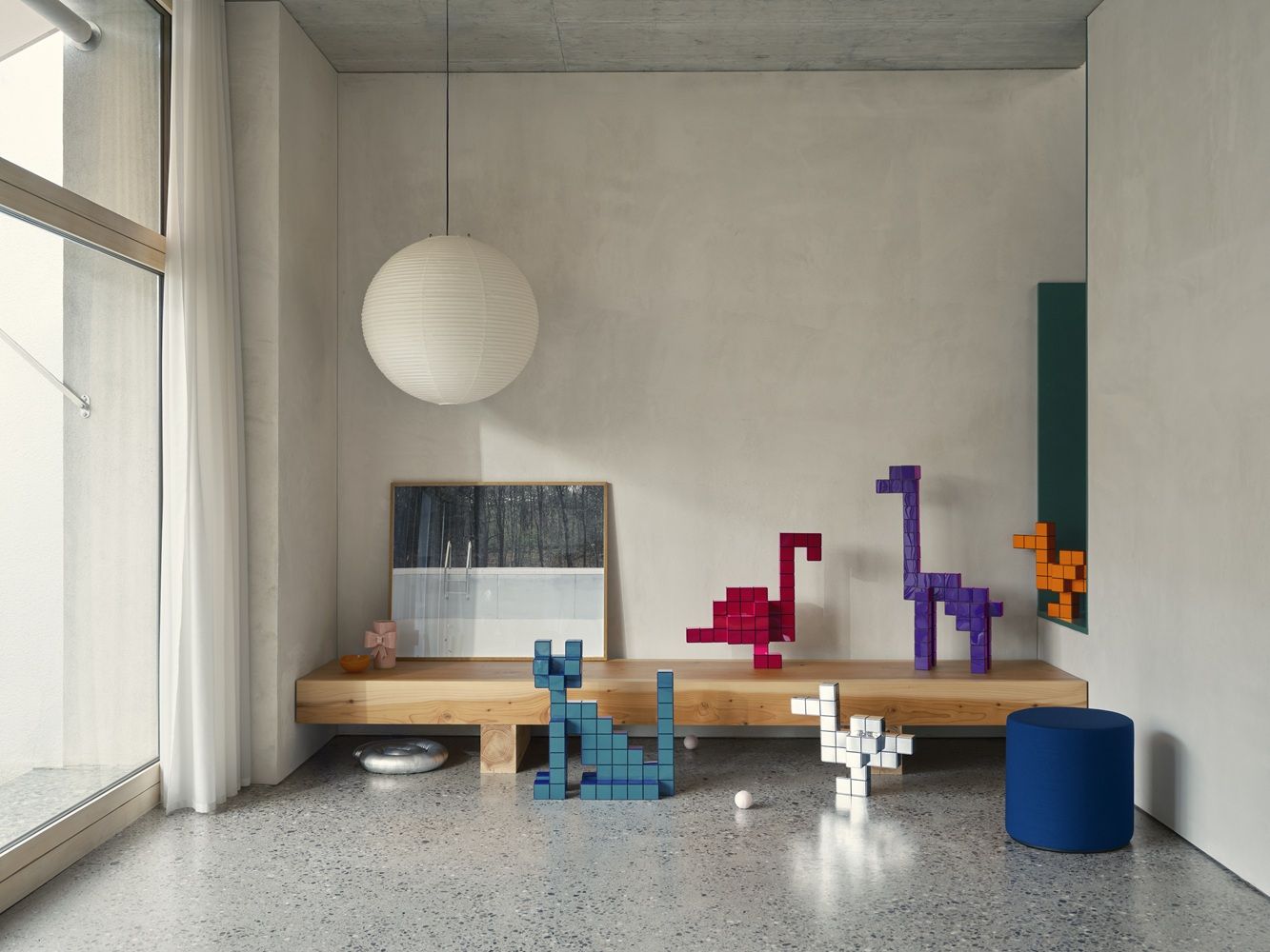 Panton Cubes Cat Duoton Sculptuur Vitra