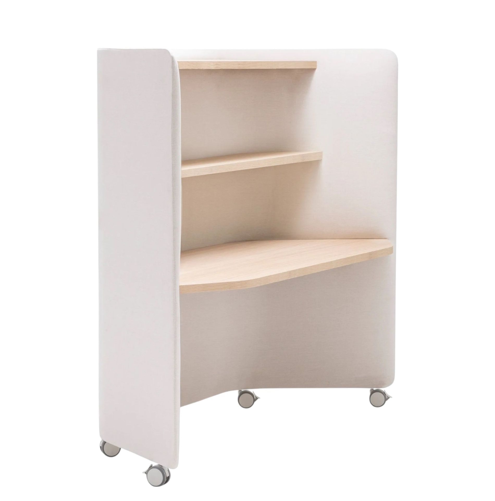 In OUT Office ME2261-bureau met geluidsabsorberende scheidingswanden van Andreu World