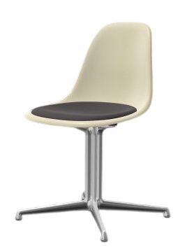 Eames Fiberglass Side Chair DSL met zitkussen van Vitra