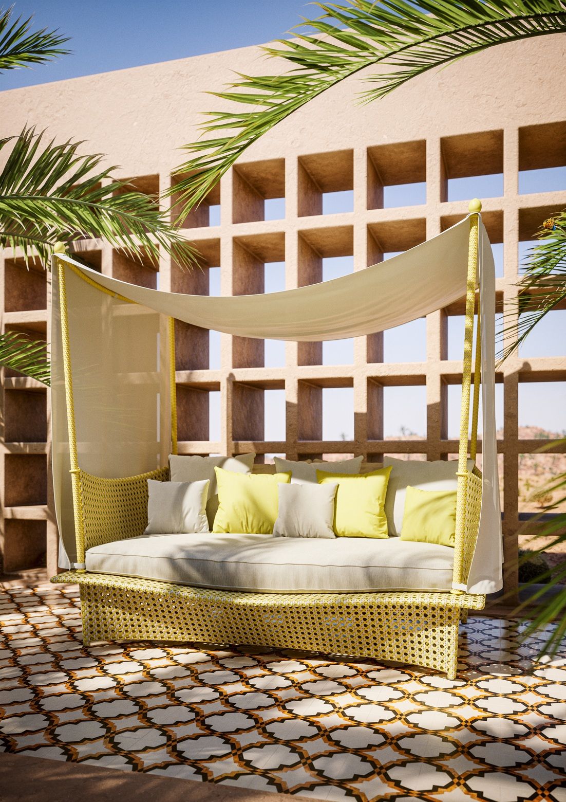 Daydream-dagbed met bekleding van Dedon