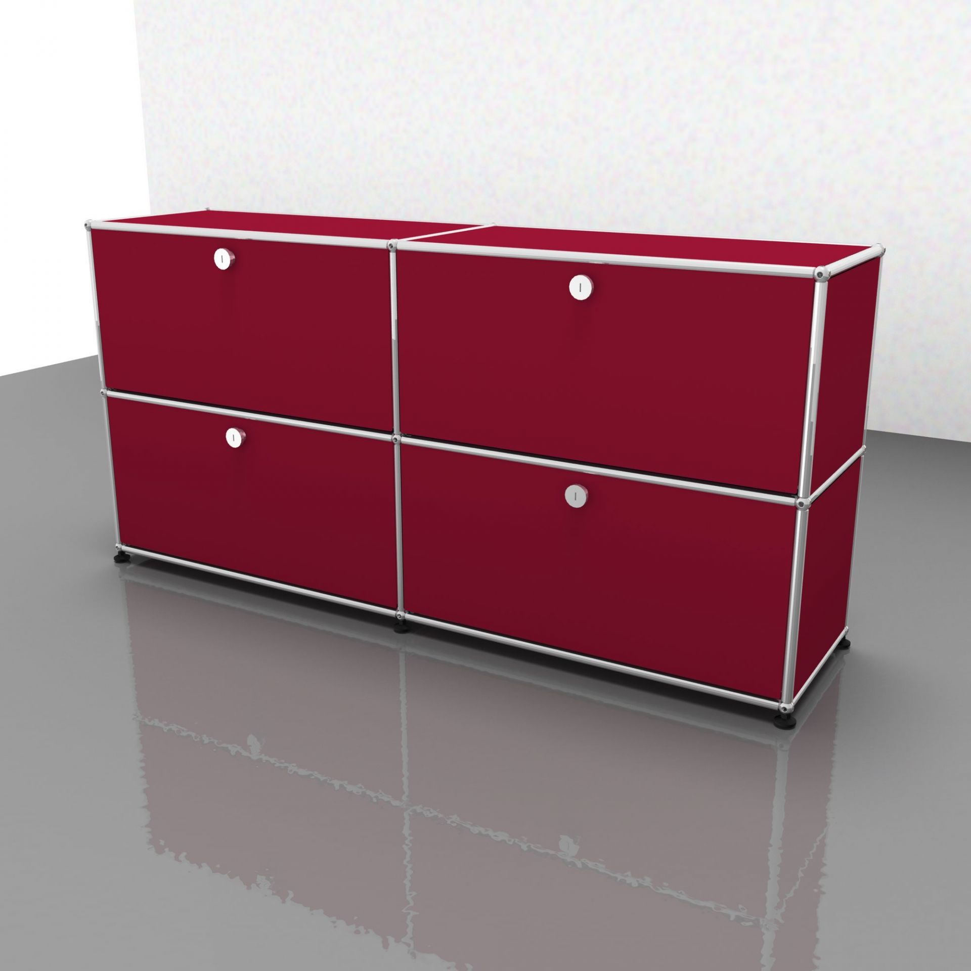 USM Haller dressoir E2 met 4 klapdeuren