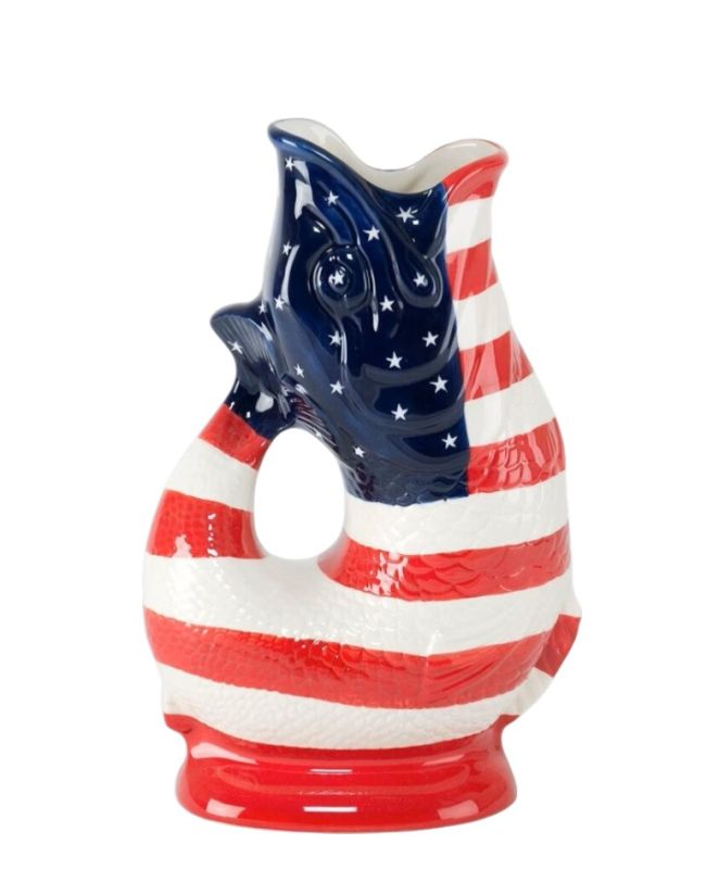 Gluckigluck Karaf / Vaas XL Amerikaanse vlag 