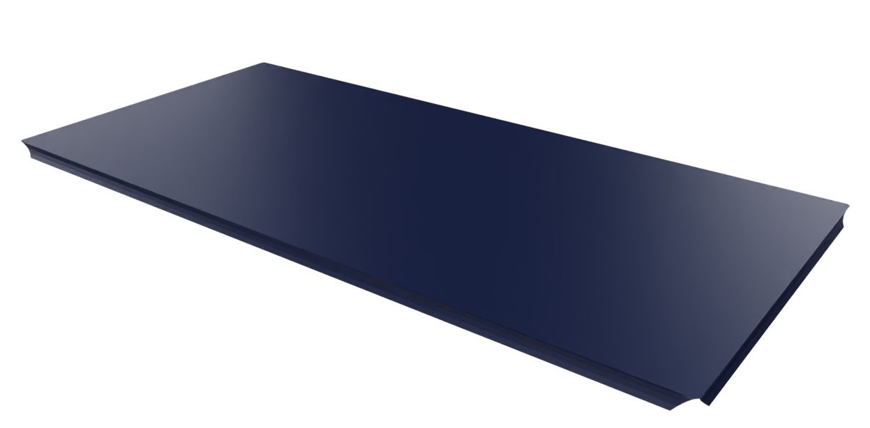 USM Haller bekledingselement van metaal, reserveonderdeel, staalblauw, 75 x 35 cm