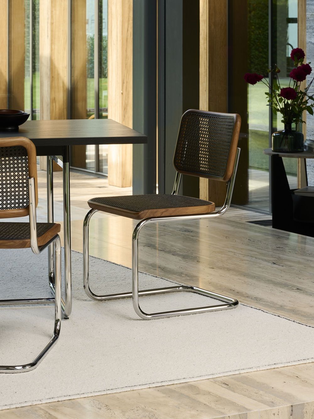 JS. Thonet by Jil Sander S 32 V / S32V Zweefstoel Thonet