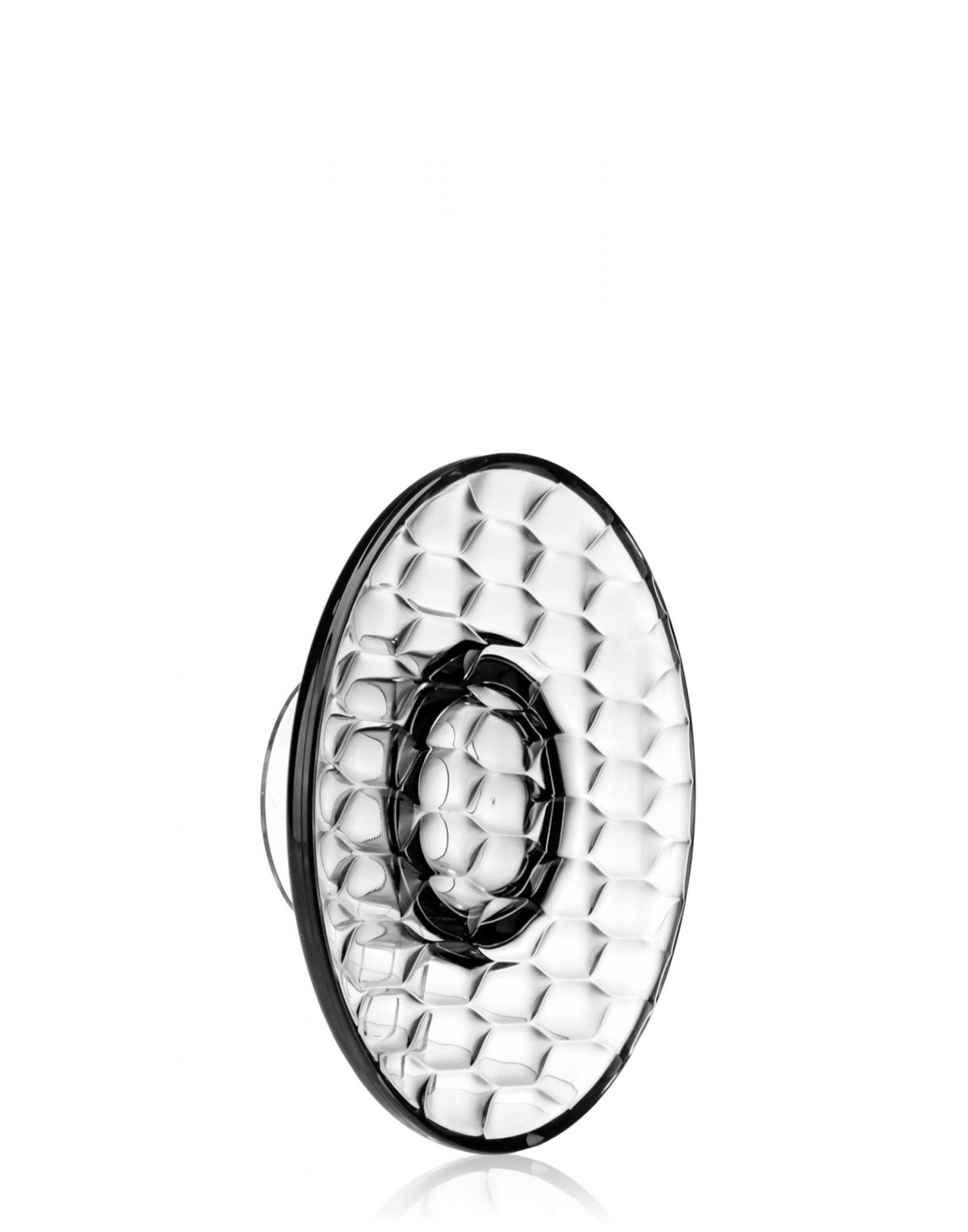 Glasklarer Jellies Coat Hangers Garderobenhaken von Kartell, modernes Design für Flur und Garderobe.