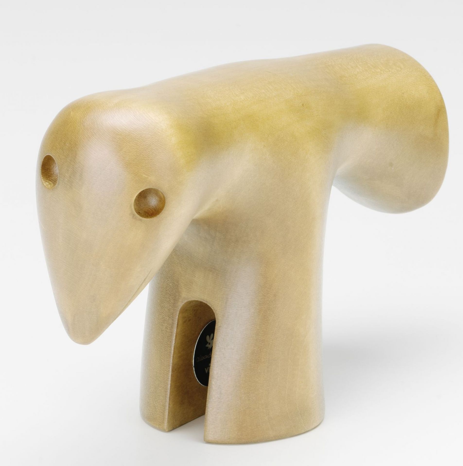 Girard Bird Skulptur von Vitra, EINZELSTÜCK aus hellem Holz, moderne Vogel-Skulptur für die Inneneinrichtung.