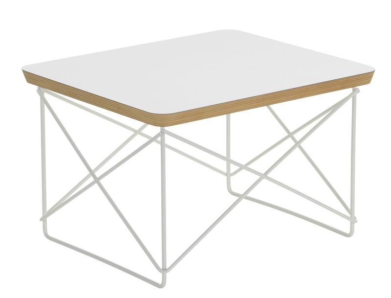 Bijzettafel LTR HPL Wit-WIT GEPOEDERCOAT Vitra UNIEK EXEMPLAAR 