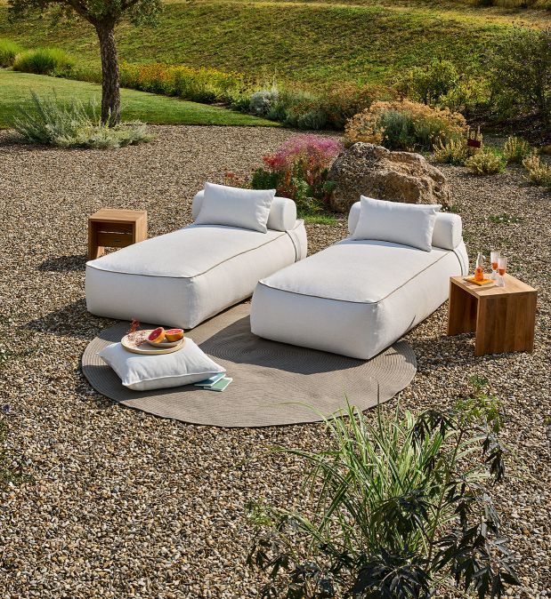 Maliha Lounge-bed voor buiten, Weishäupl