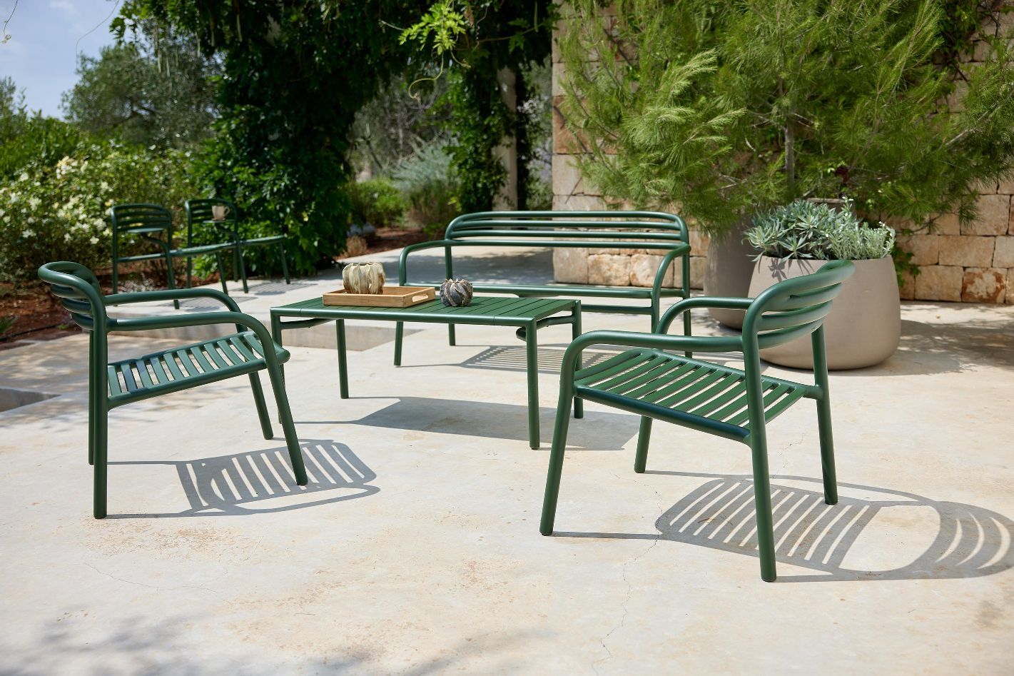 Soil Planter Round Medium Ronde plantenbak voor buiten Cane-Line