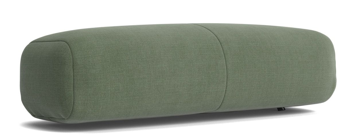 Nahaufnahme des Cushion Kissens für die Quilton Lift Daybed Liege von Hay in Olivgrün.