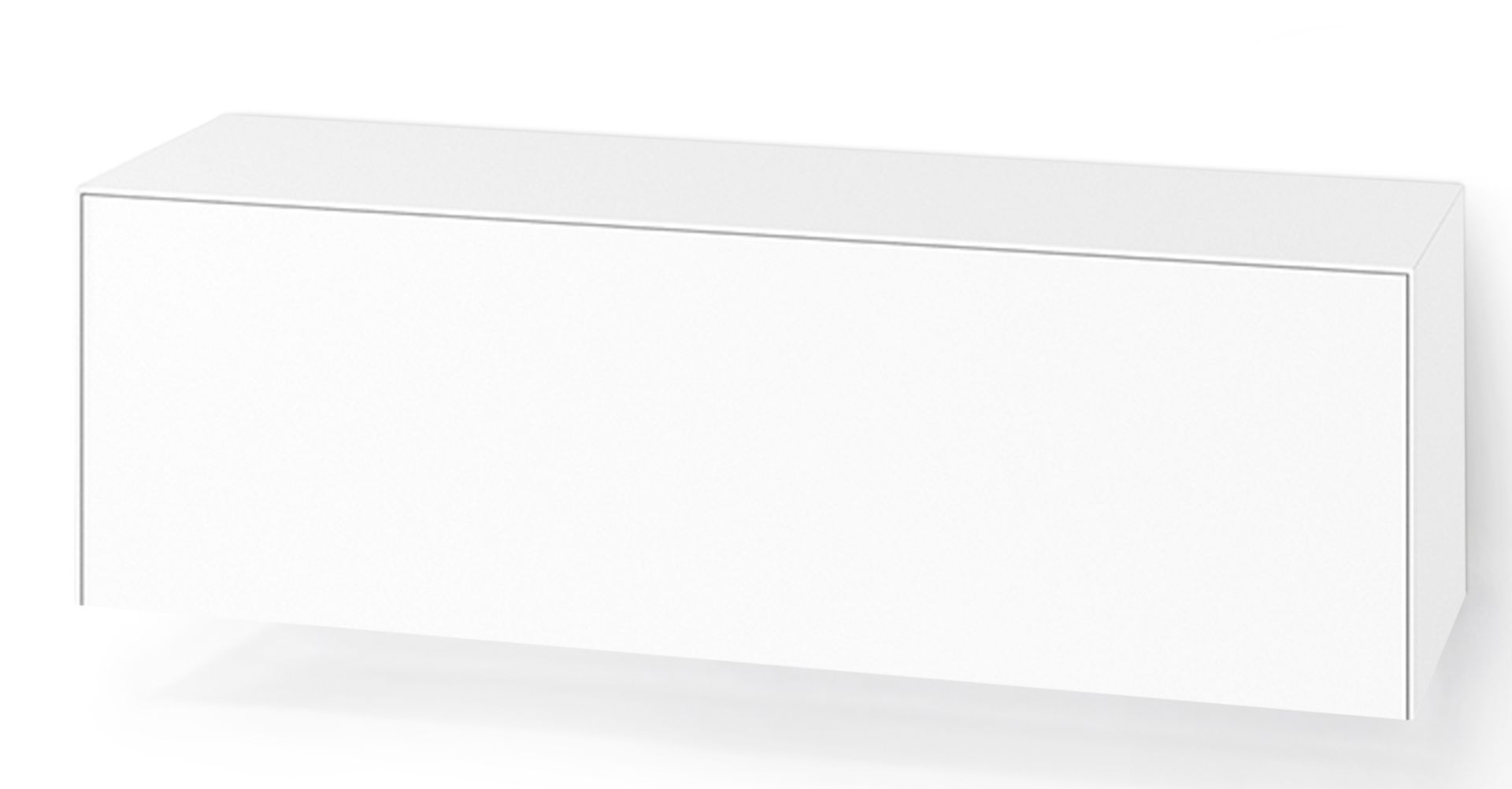 Weiße Nex Pur Box von Piure mit Schubkasten, modernes Design für stilvolle Wohnraumgestaltung.