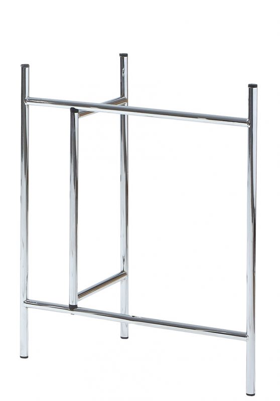 Eiermann Tischgestell 3 verchromt von Richard Lampert: Metallgestell für Tische, höhenverstellbar und modern.