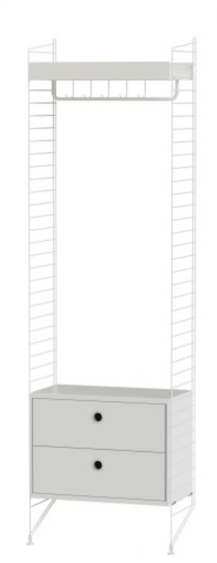 String gang vloer- en rekkensysteem M String Furniture 