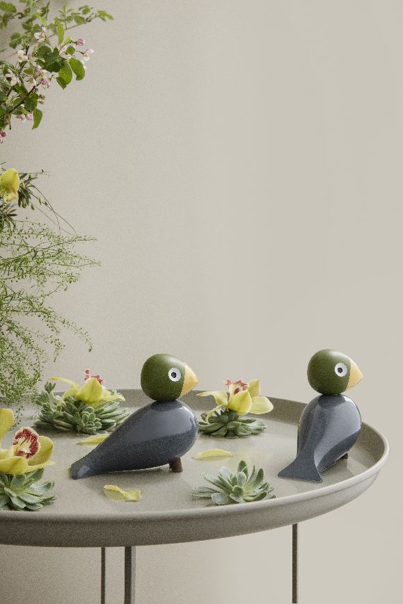 Songbirds Zangvogels Houten figuur Nachtegaal Kay Bojesen
