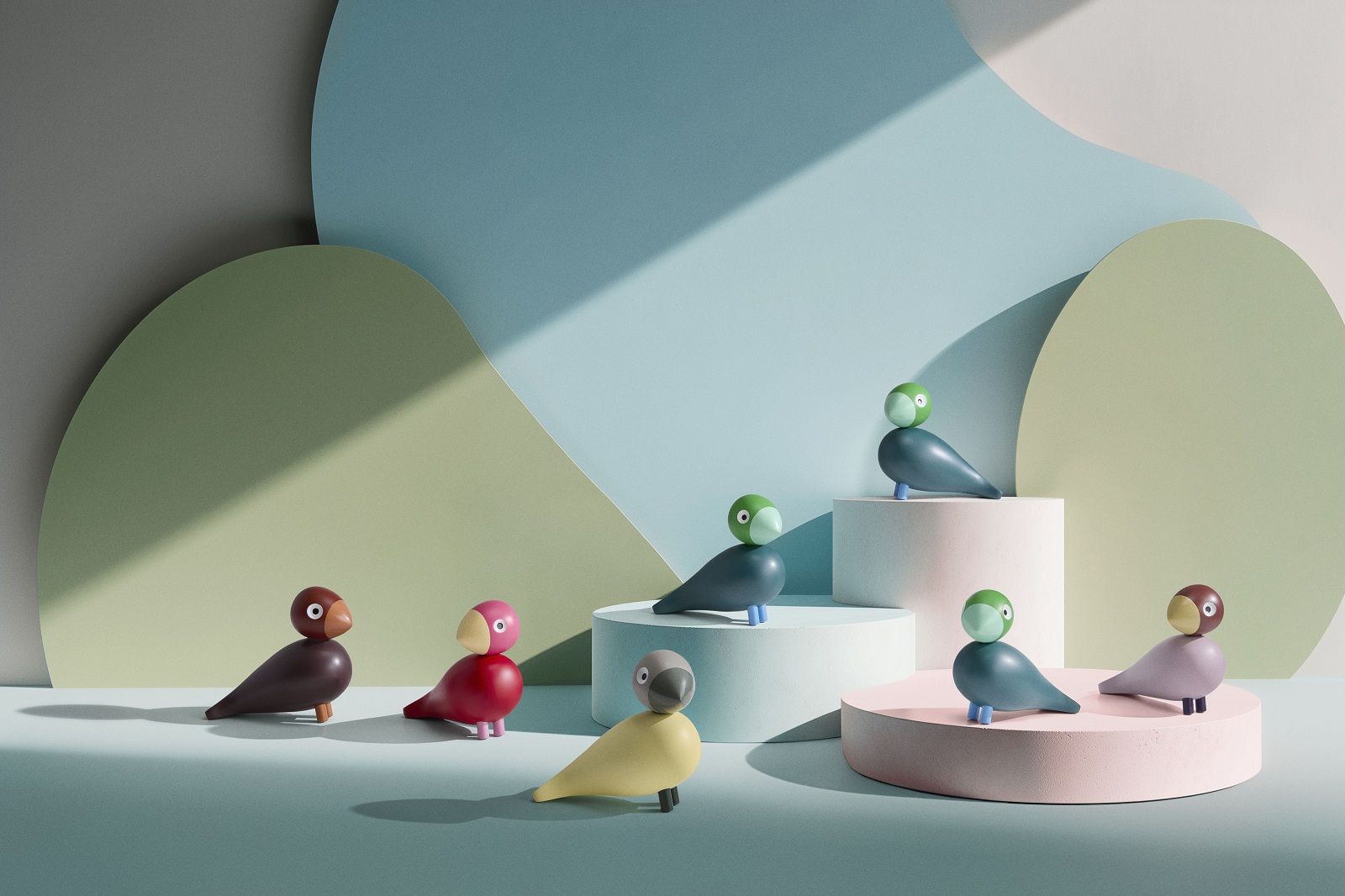 Birk Year Bird 2026 H12,5 cm donkergroen LIMITED EDITION Kay Bojesen
