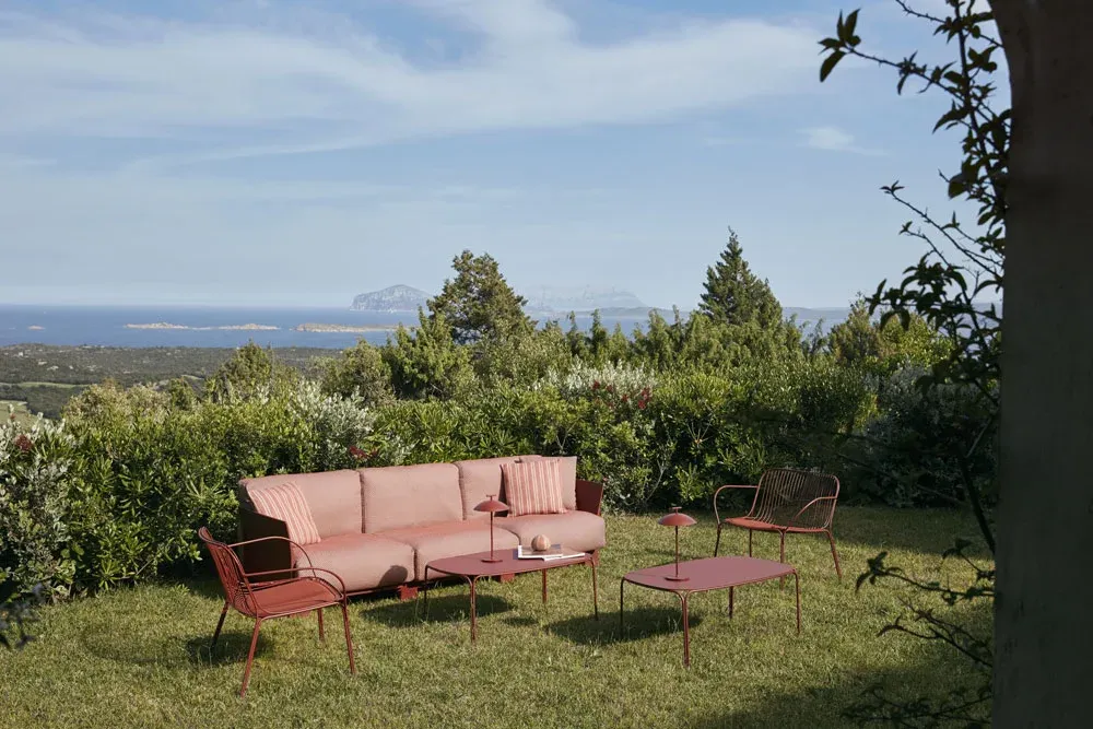 Pop Outdoor monoblokbank 3-zits Kartell