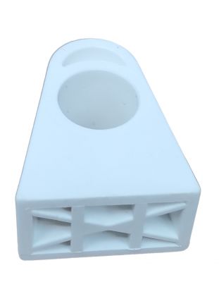 Weißer Gummipuffer / Abstandshalter für Fritz Hansen Siebener Stuhl, Ersatzteil für Möbelreparatur.