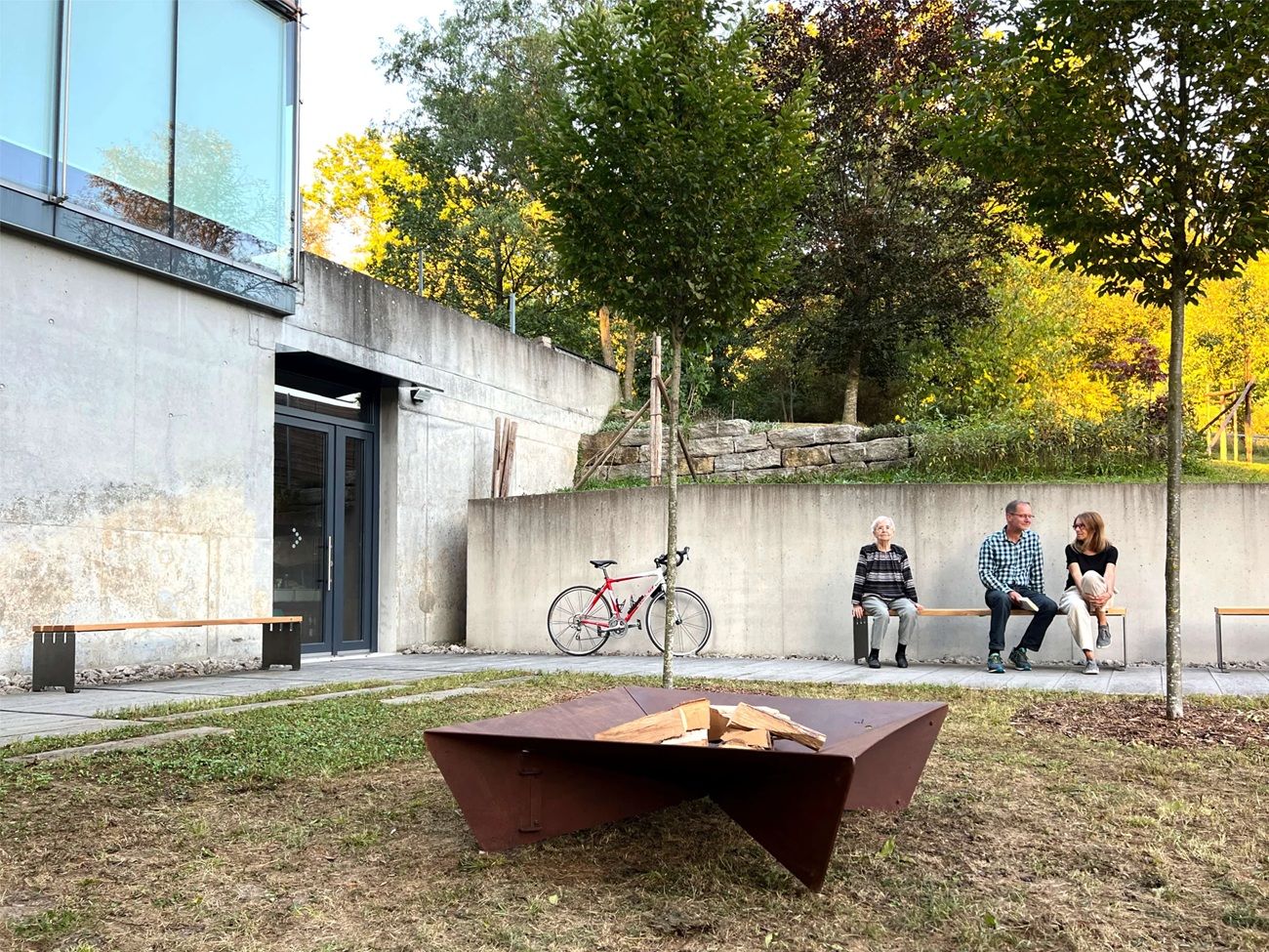 Fluxus vuurkorf, vierkant, Keilbach