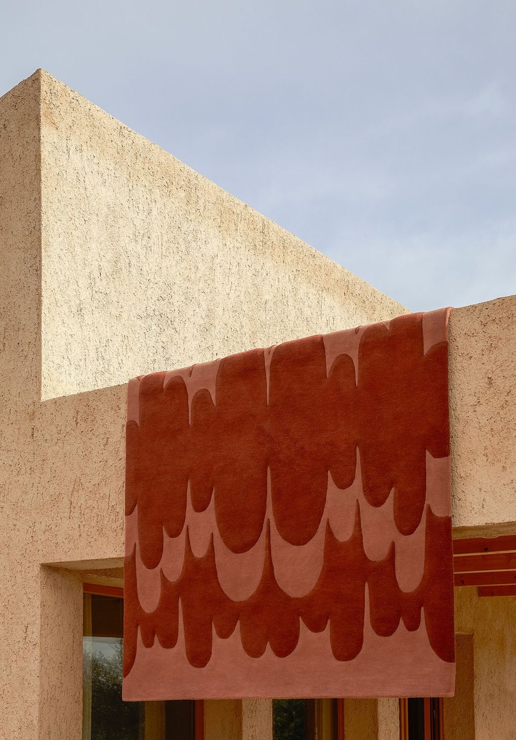 Lucia Eames Echo-tapijt Terracotta Nanimarquina