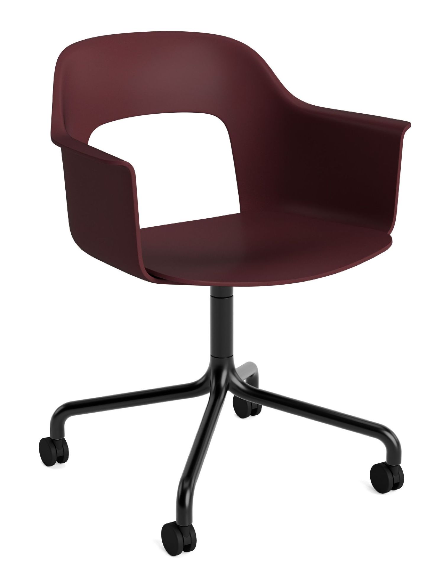 Layout fauteuil 261 met armleuningen van Hay