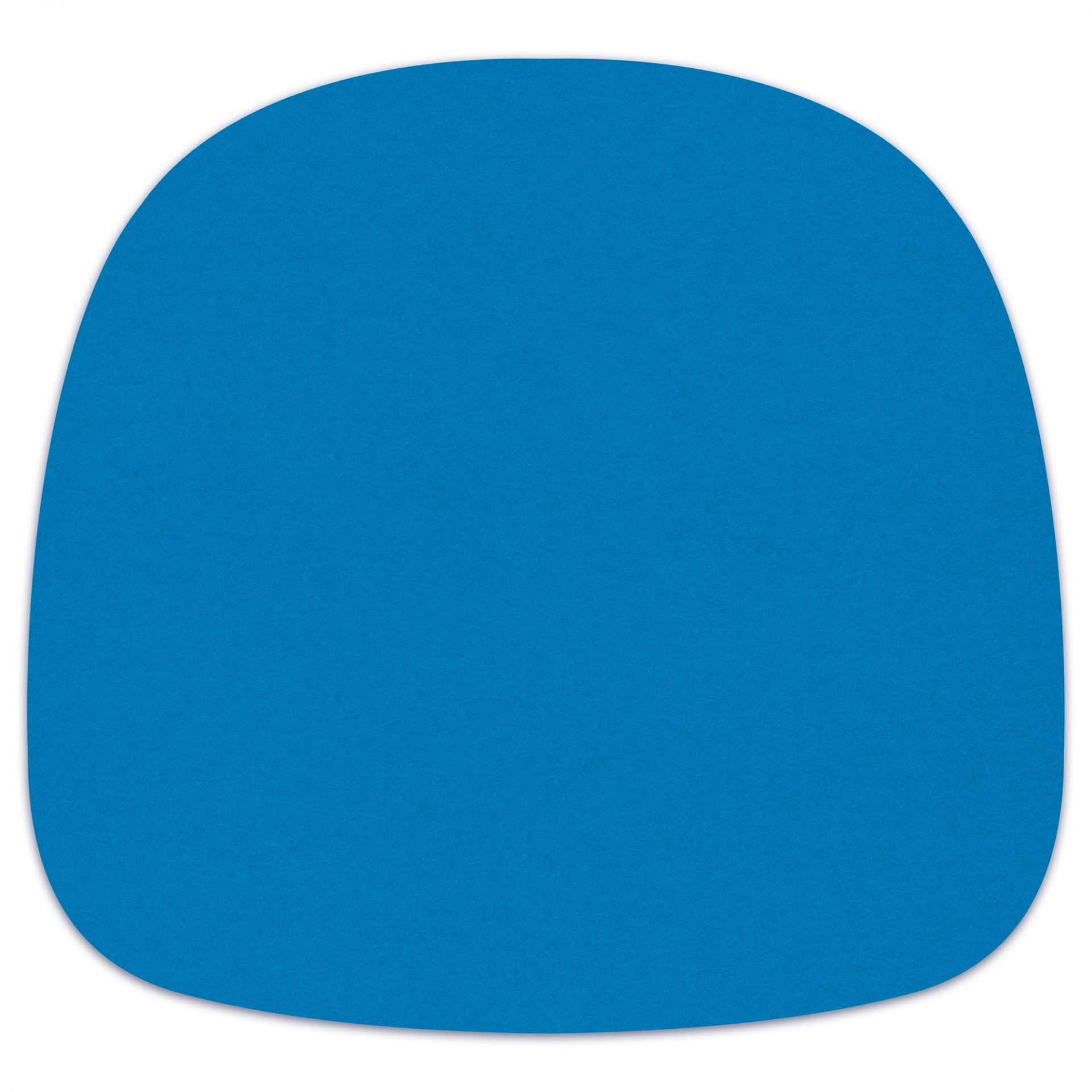 Blaue Sitzauflage aus Filz für About A Chair AAC22, Hey Sign EINZELSTÜCK. Stuhlauflage für bequemes Sitzen.