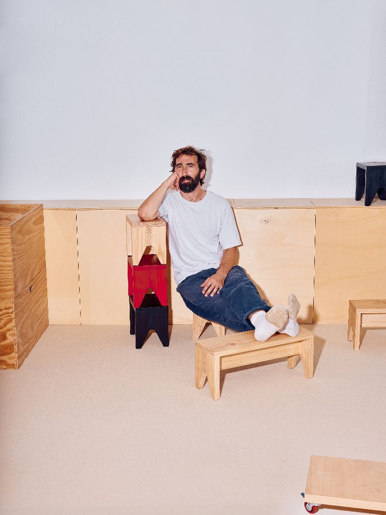 Manolito Stool Short Small kruk Hay