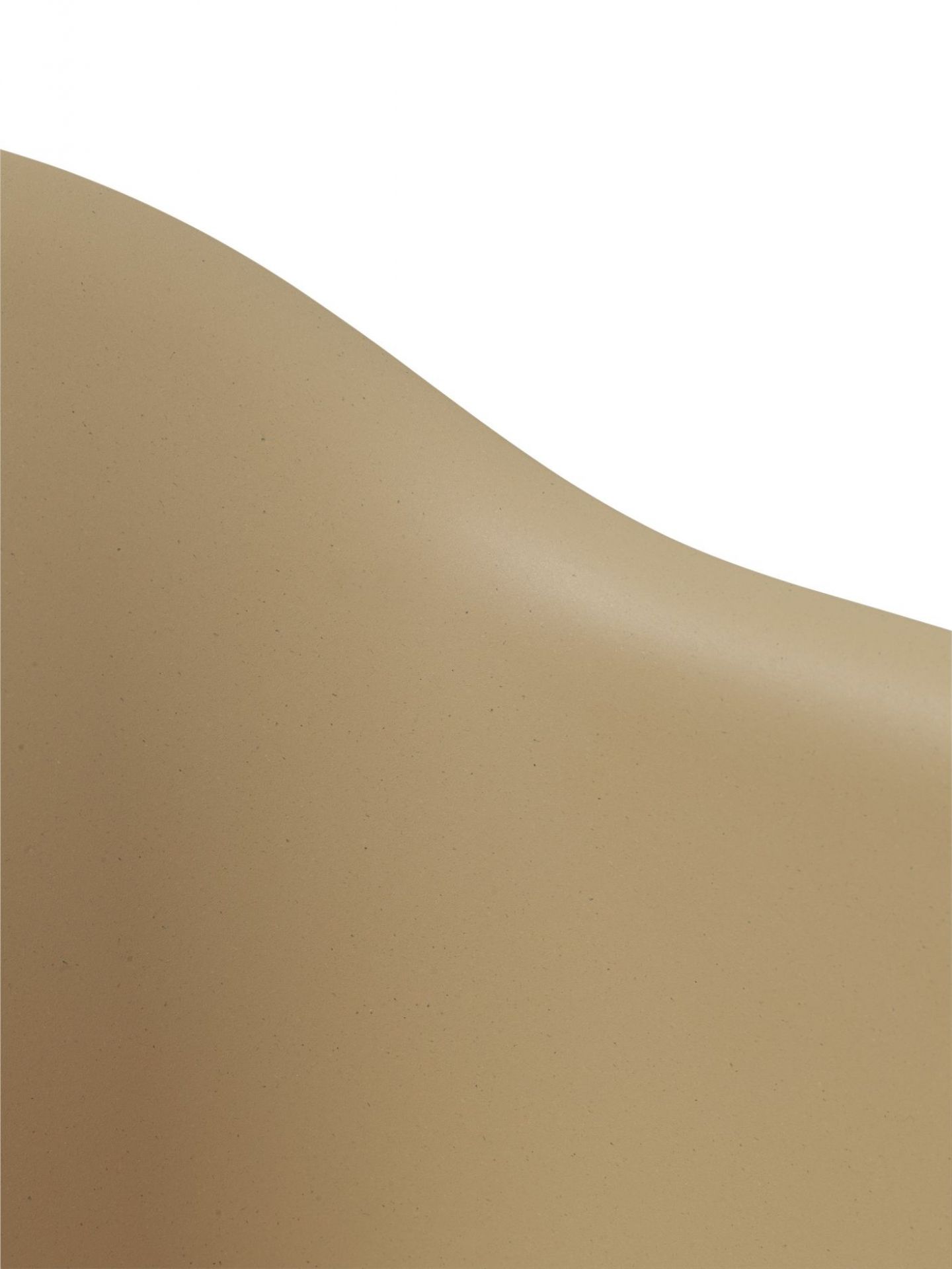 Detailaufnahme der Sitzfläche des Muuto Fiber Armchair Stuhls in Beige, modernes Möbeldesign für Esszimmer und Büro.
