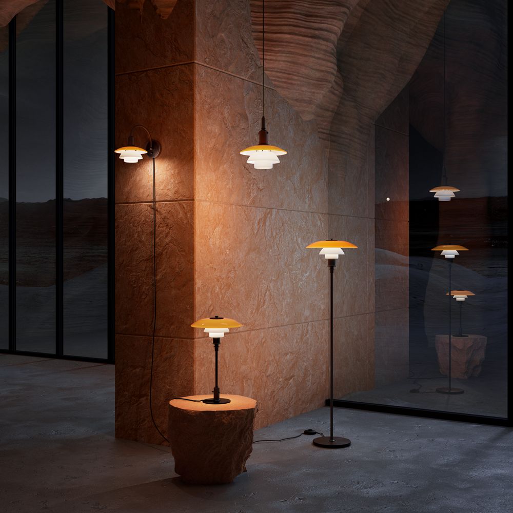 PH 3/3 Hanglamp Centenary Edition Amber/Opal White Louis Poulsen