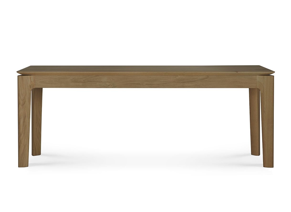 Bok Bank aus Teakholz, 186 cm breit, Sitzbank für Esszimmer oder Flur.