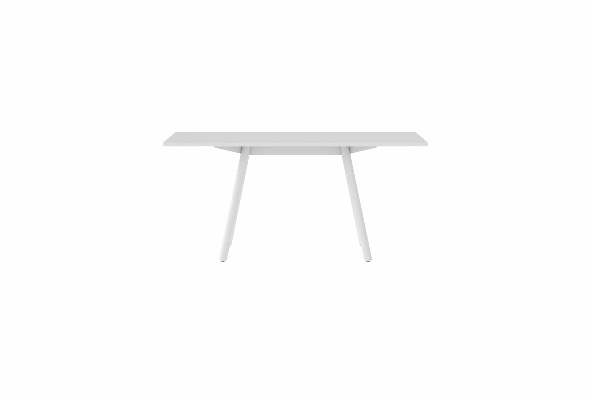 New Tendency Masa Tischplatte, quadratischer Esstisch in Weiß mit minimalistischem Design für moderne Esszimmer.