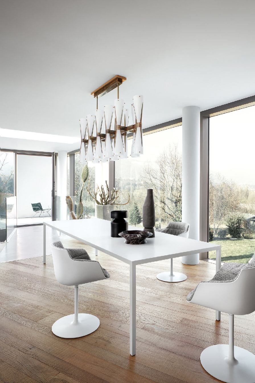 Flow Armchair, fauteuil met armleuningen van MDF Italia