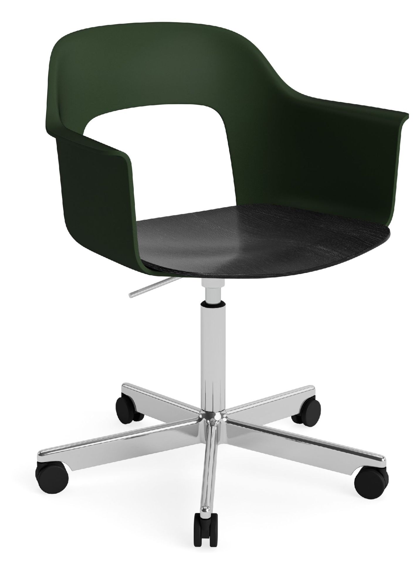 Layout Armchair 242 Fauteuil met 4-sterrenvoet, gasveer en draaifunctie Hay