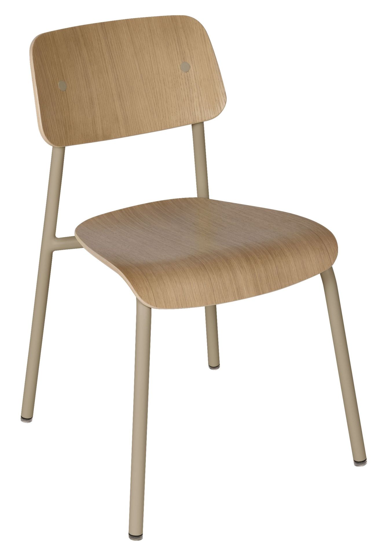 Studie Chair stoel van eikenhout voor binnen, Fermob