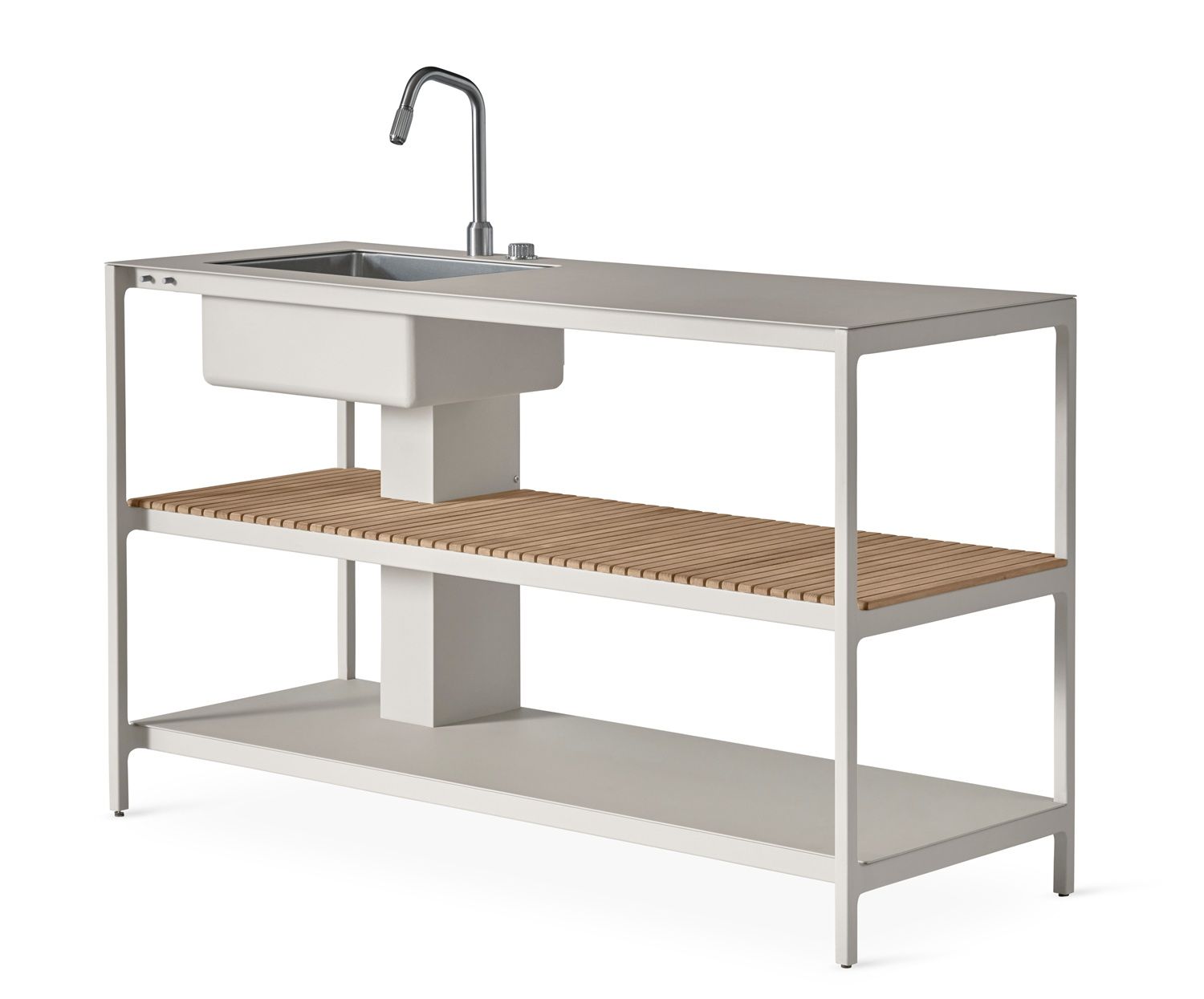 VIPP742 Open-Air Outdoor Kitchen Unit Keukenblok met spoelbak Vipp
