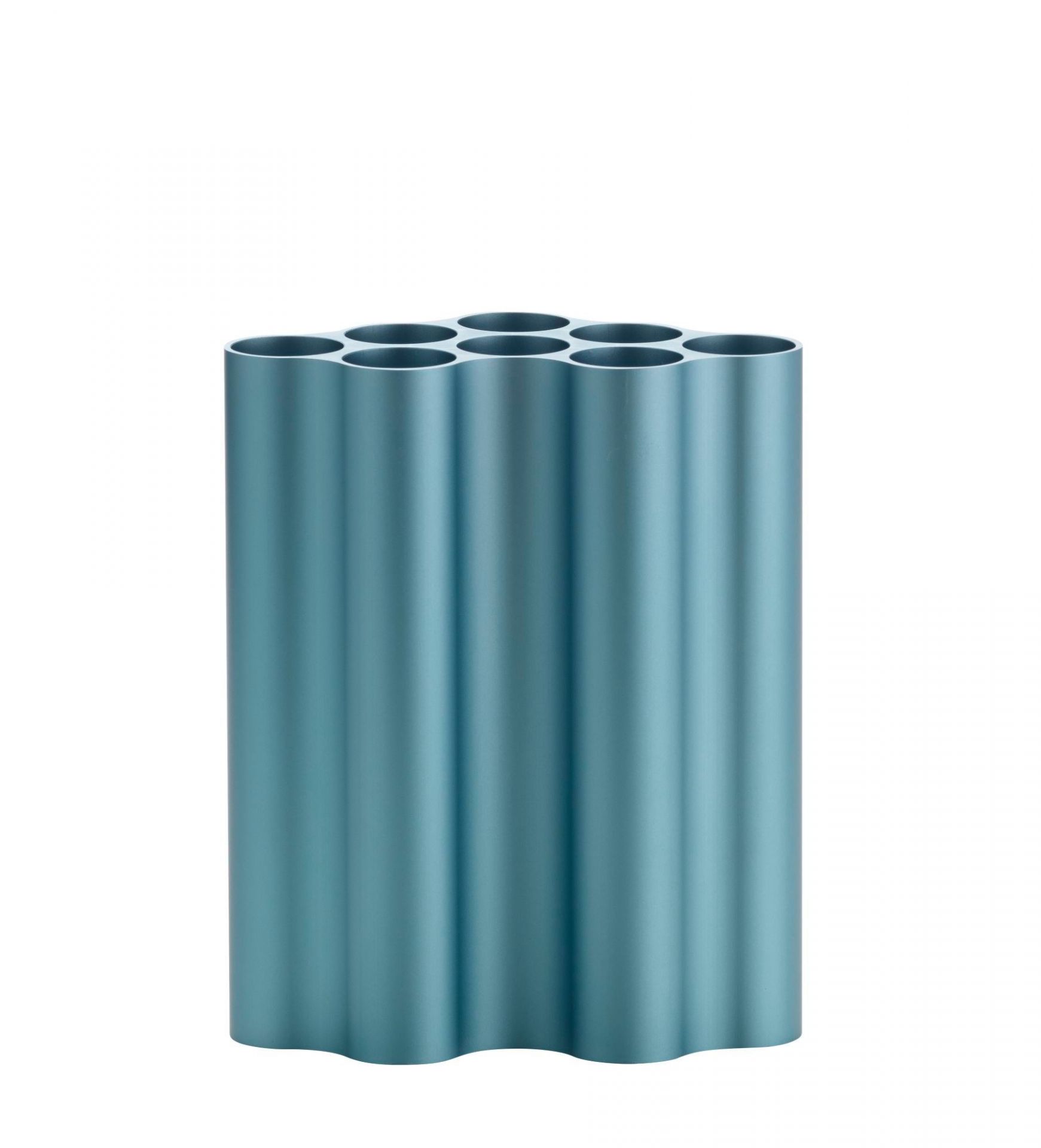 Blaue Nuage Vase von Vitra, moderne Designervase für Blumen und Dekoration.
