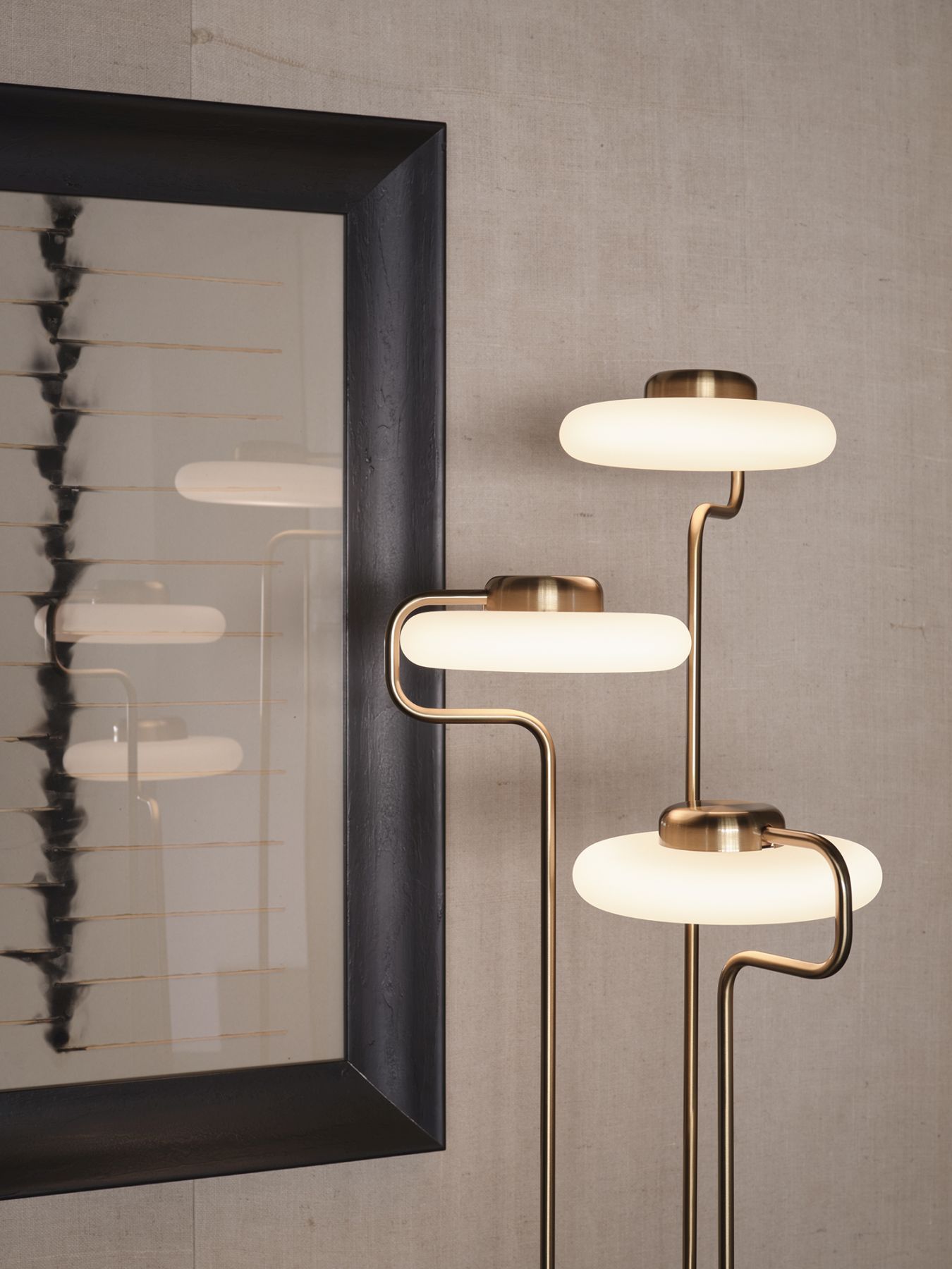 Tratto staande lamp zwart Kdln