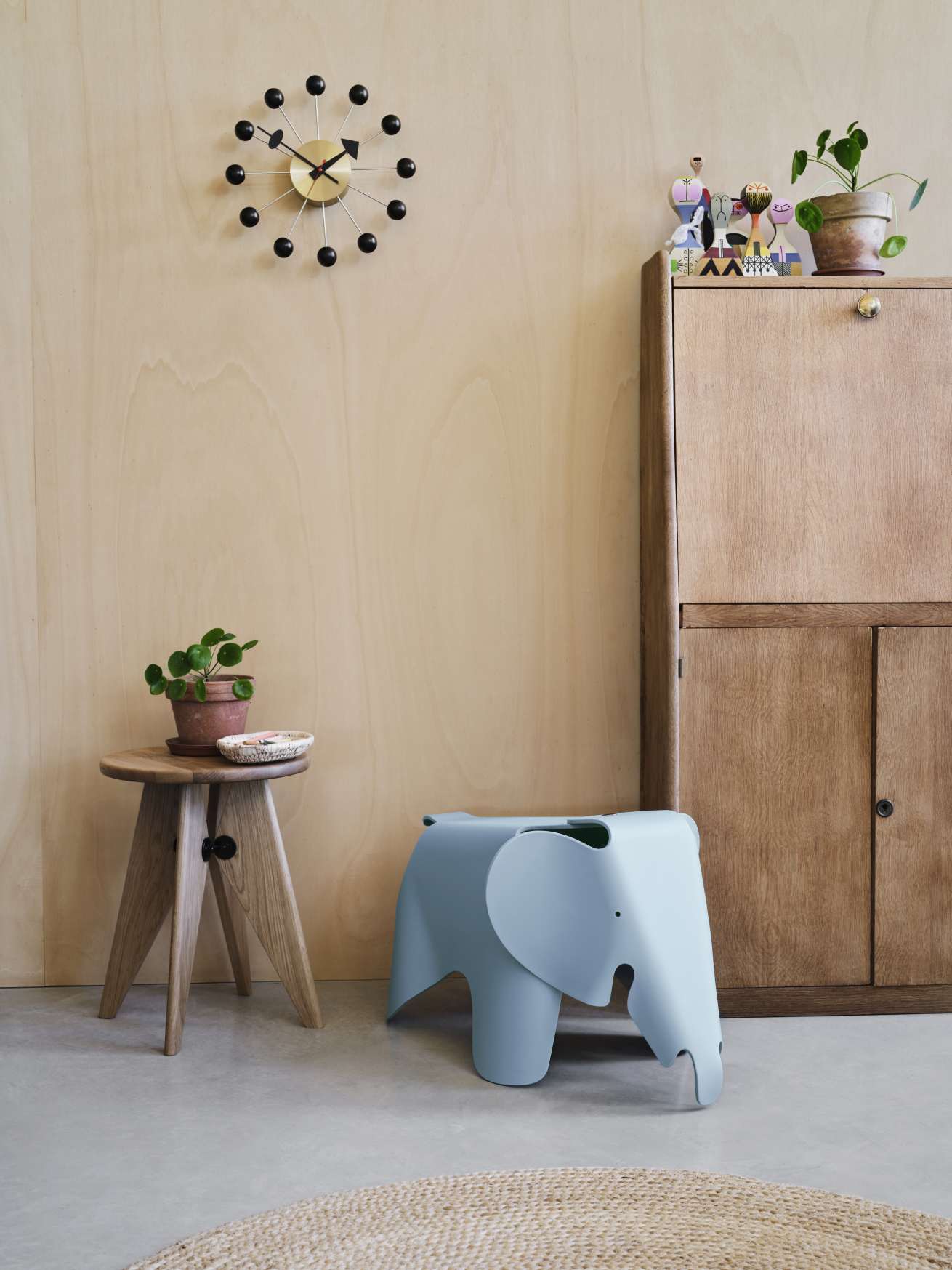 Eames Elephant-kruk RE Vitra