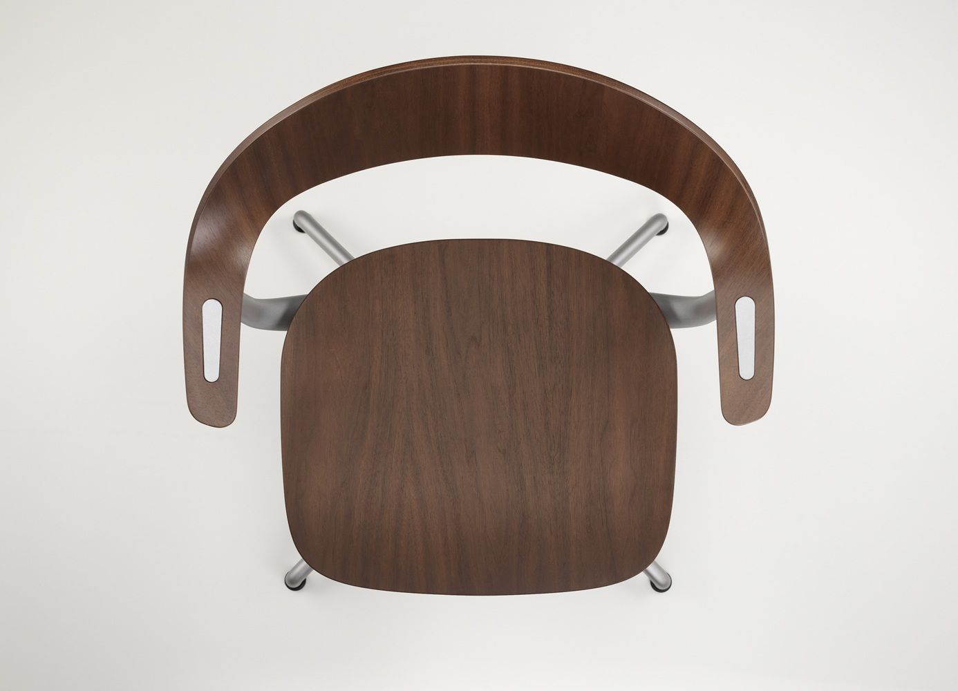 Mynt High Bureau draaistoel zitting/rugleuning multiplex Vitra