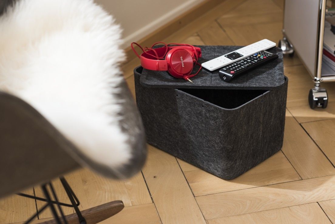 USM Haller Inos diepe box met dienblad