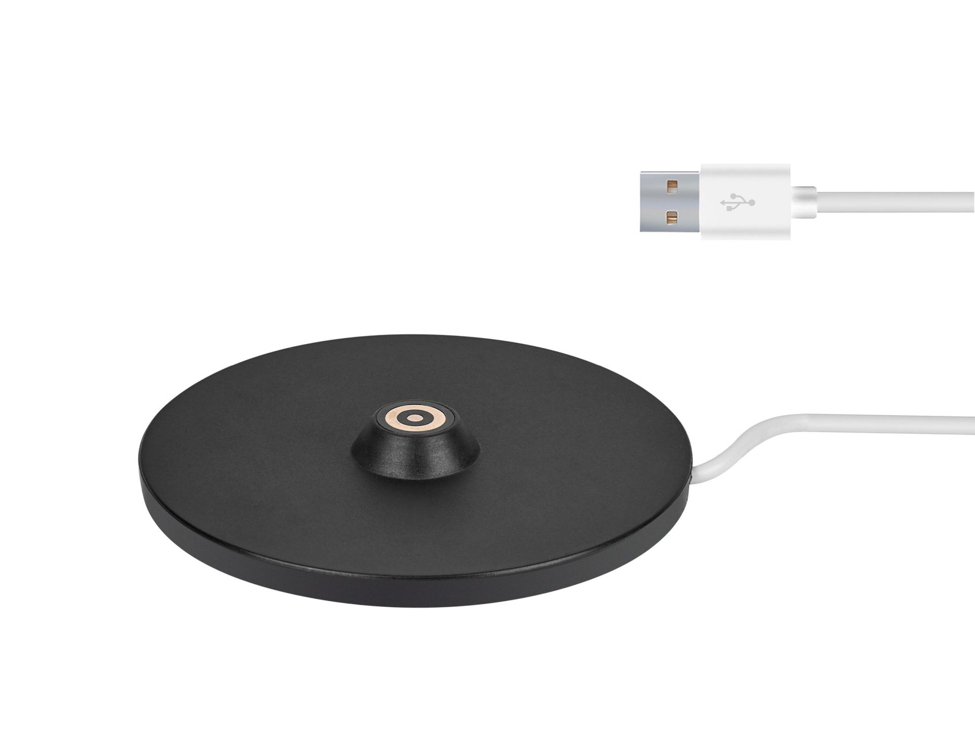 Ladestation für Moree Arnold S Outdoor Tischleuchte in Anthrazit mit USB-Kabel.