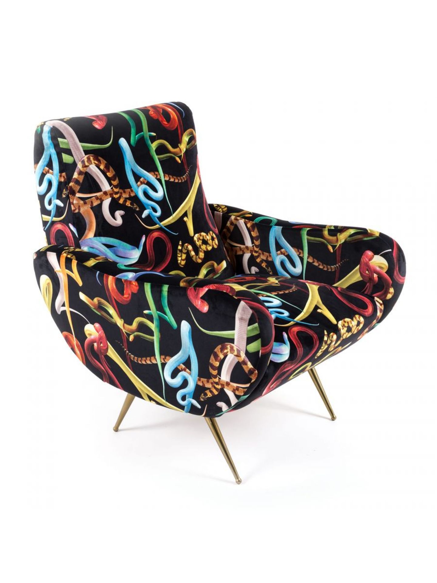 Toiletpapierfauteuil Snakes van Seletti