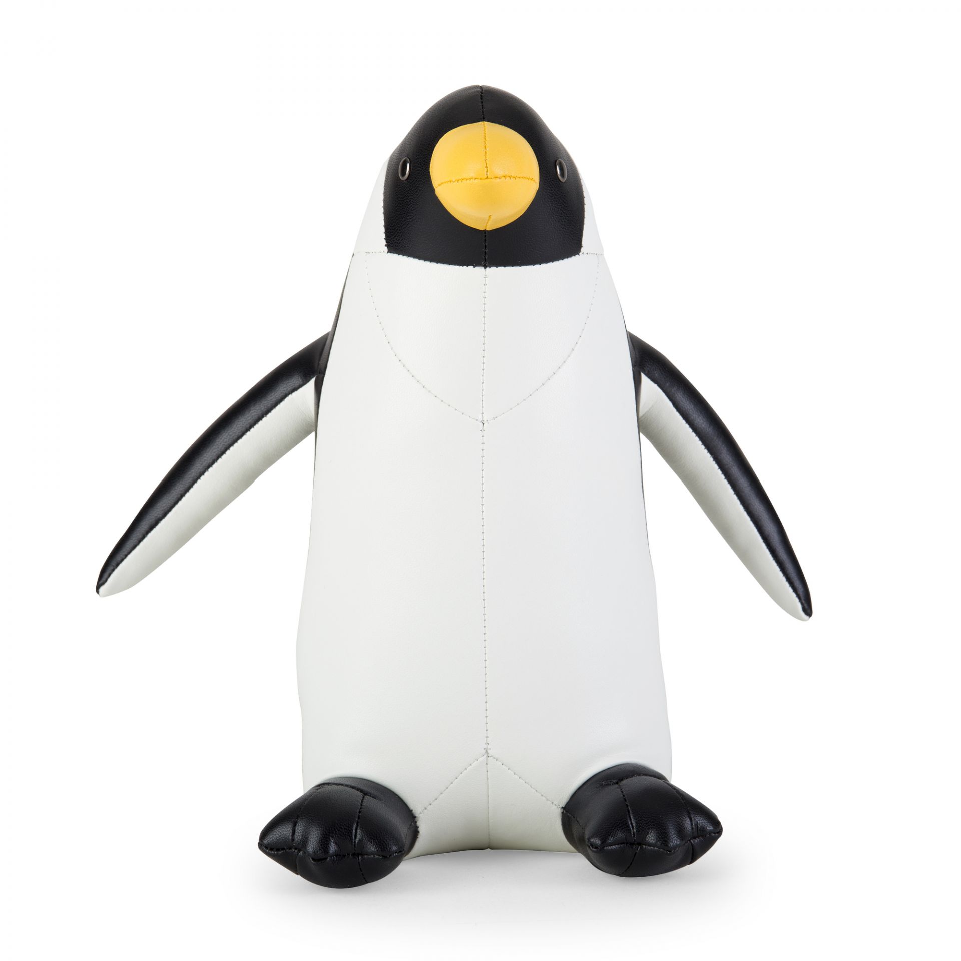 Buchstütze Pinguin: Niedliche, schwarz-weiße Züny Buchstütze in Pinguin-Form für Kinderzimmer und Bücherregal.