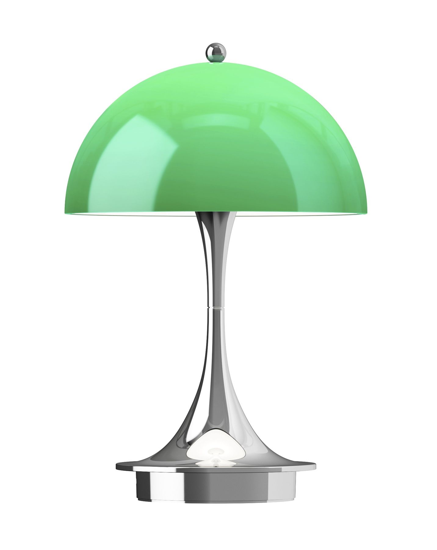 Panthella Originals 160 Portable Lamp Chroom tafellamp / acculamp Louis Poulsen