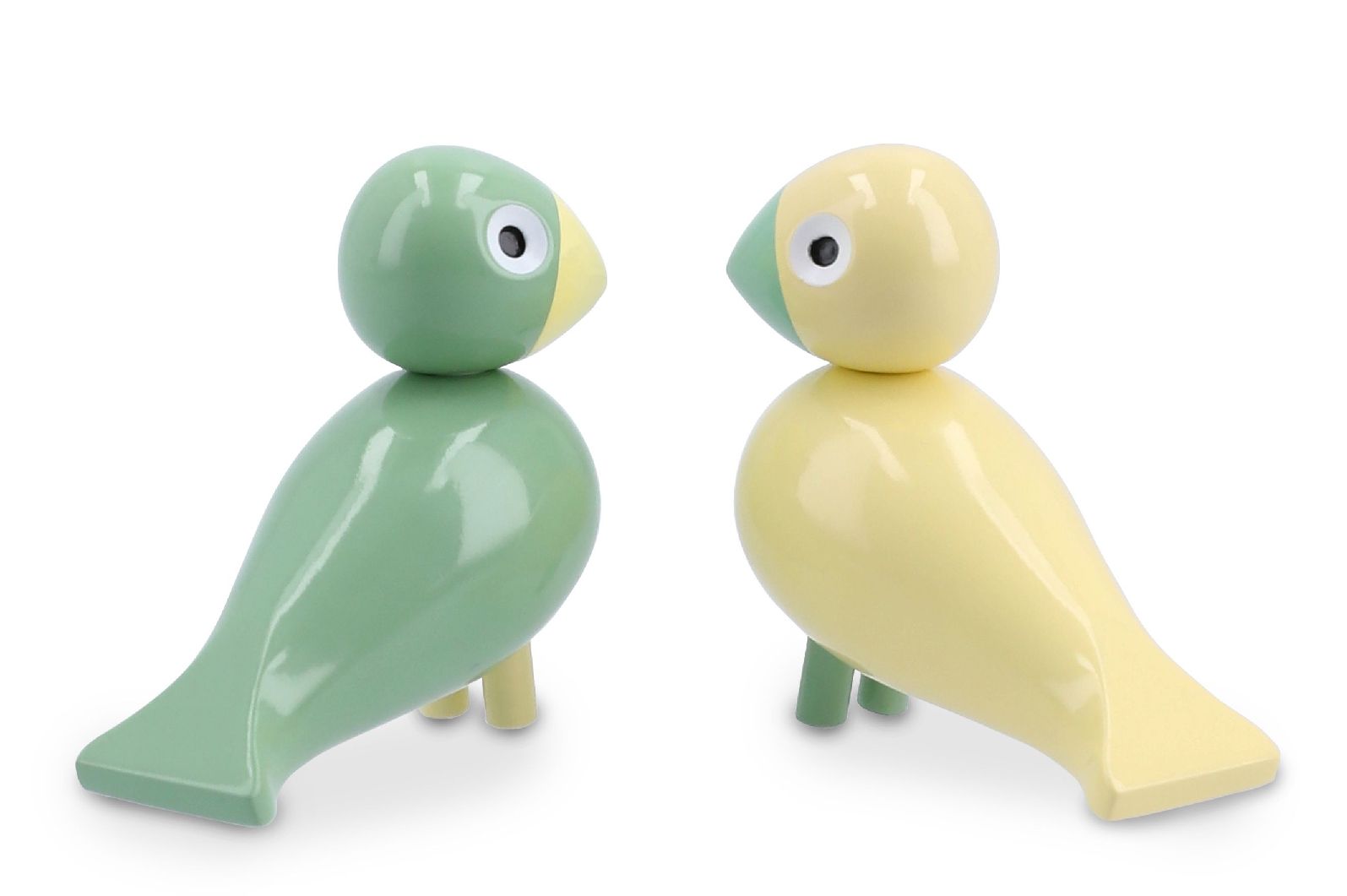 Paasvogels 2026 Liliput geel/groen set Kay Bojesen