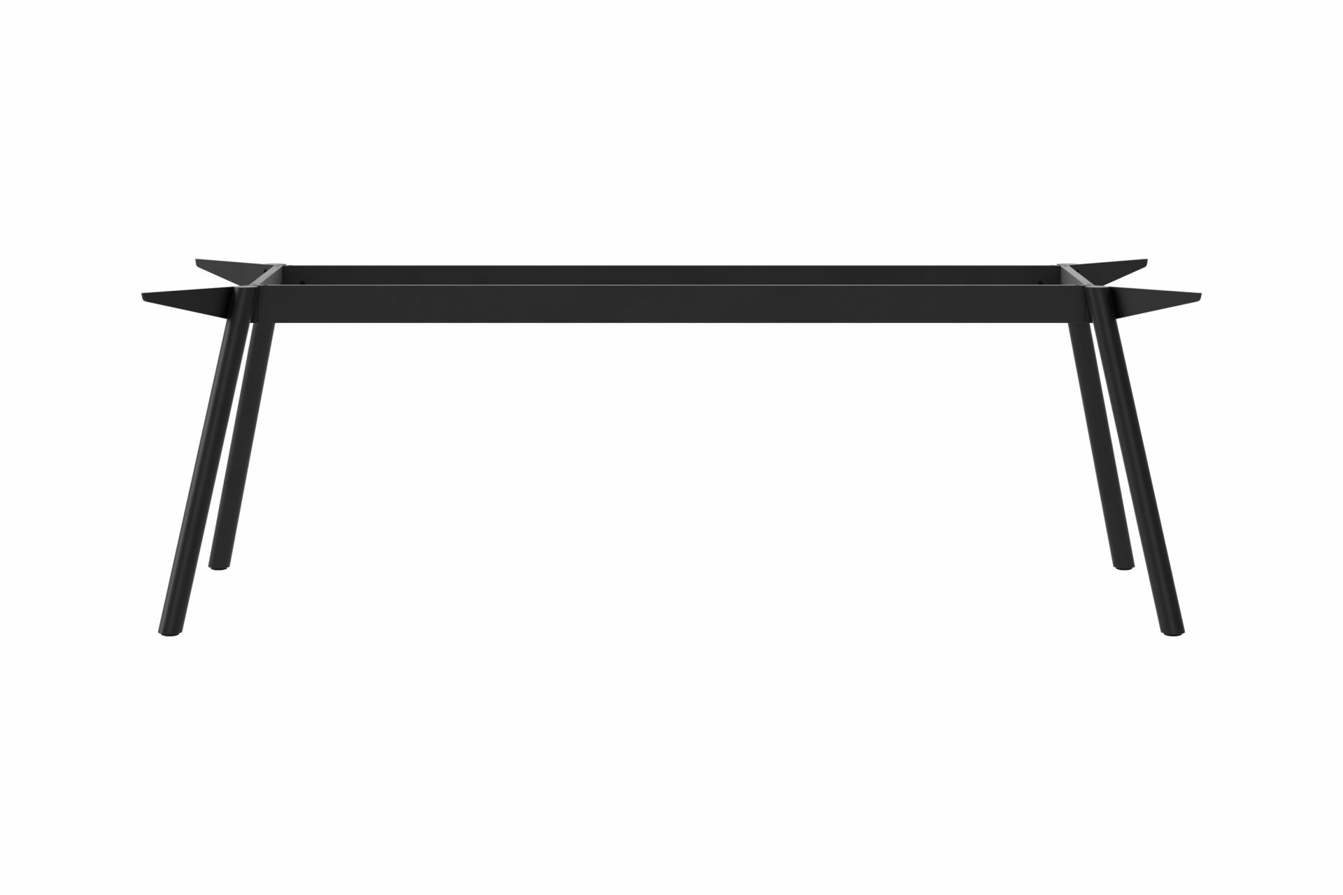 Masa Tischgestell von New Tendency aus schwarzem Stahl, minimalistisches Design für Esstische und Schreibtische.
