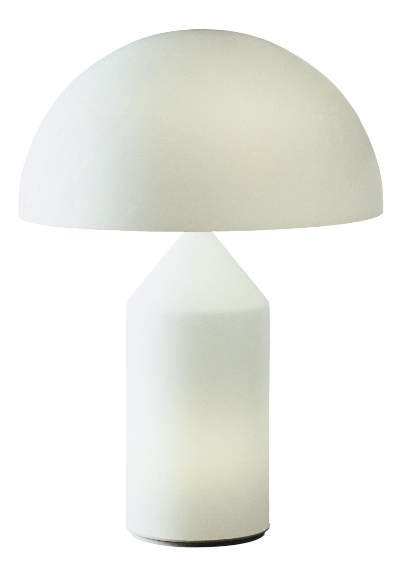 Atollo tafellamp van glas van Oluce