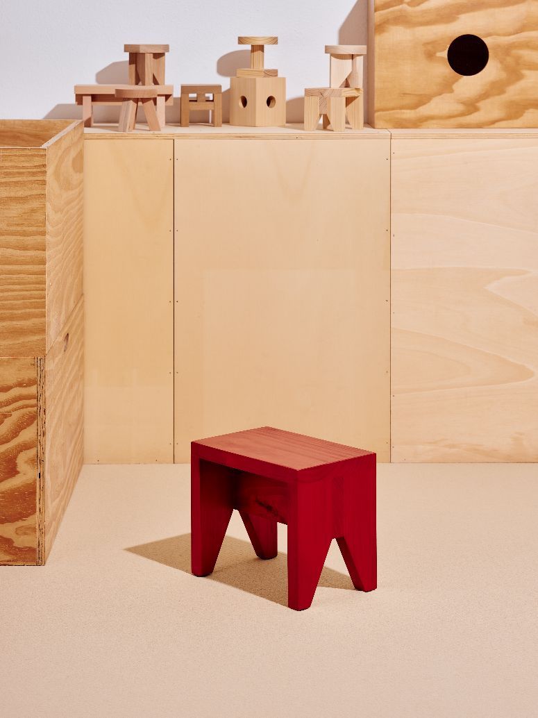 Manolito Stool Short Small kruk Hay
